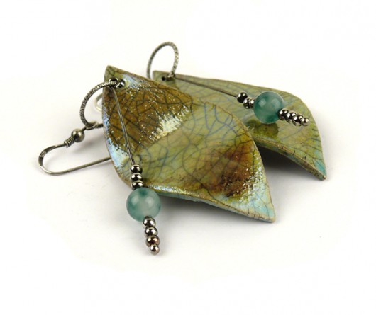  kolczyki &quot;raku&quot; bluefrog