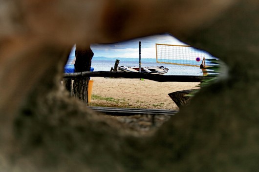 ...z widokiem na plażę chaju
