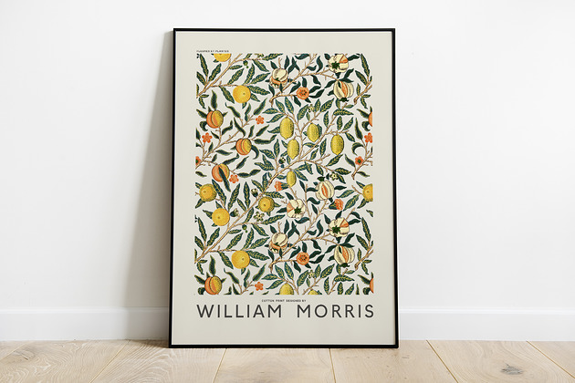Wiliam Morris - plakat wystawowy Pas De LArt