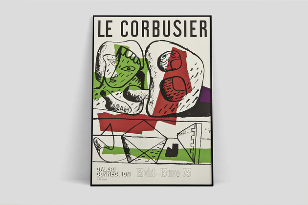 Le Corbusier plakat wystawowy Pas De LArt