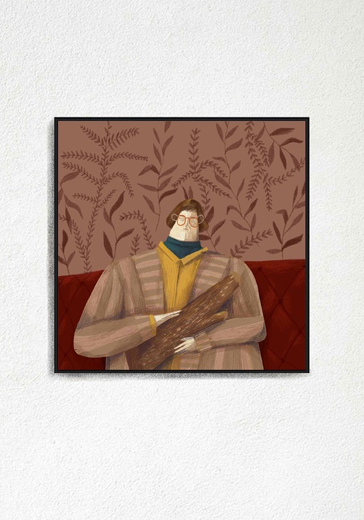 grafiki i ilustracje Log Lady z Twin Peaks