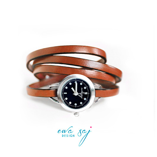 Summer simple  -zegarek -orange Ewa Saj Fotografie
