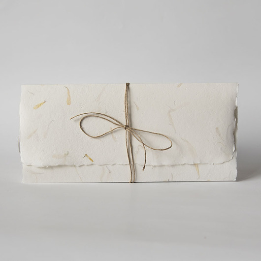 kartki na komunię Naturalna kartka komunijna papier czerpany personalizowana