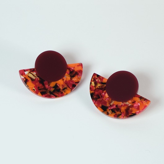 kolczyki - inne Kolczyki Marigold w kolorze Dream Orange