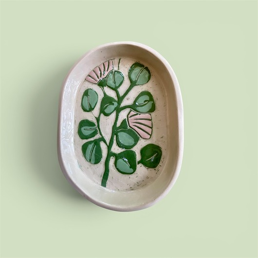 patery i talerze Ręcznie robiony talerzyk ceramiczny 16