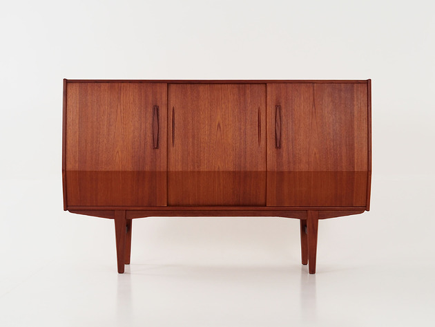 komody i szafki Highboard tekowy, duński design, lata 70, produkcja: Dania