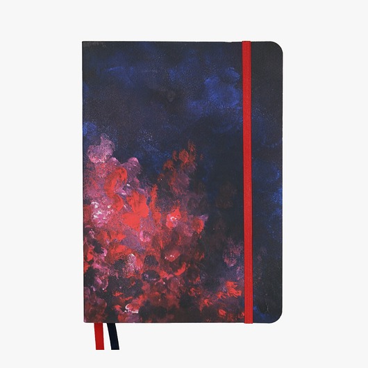 notatniki i albumy Fire in the night - notatnik A5, bullet journal, planer w kropki