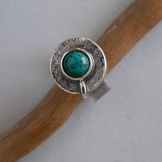 pierścionki srebrne Pierścionek -kupryt