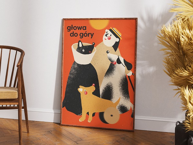 plakaty Plakat "Głowa do góry"