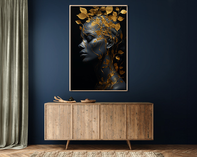 plakaty Złota muza - Plakat - Druk - Fotografia, Abstrakcja, Surrealizm, Loft #4