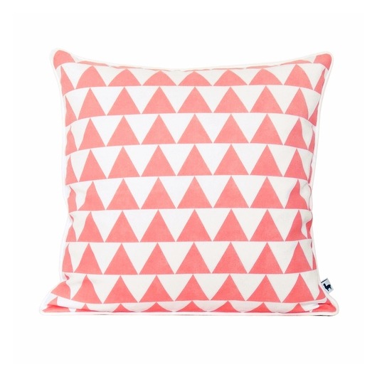 PINE Coral Poduszka w trójkąty Styl skandynawski Hues