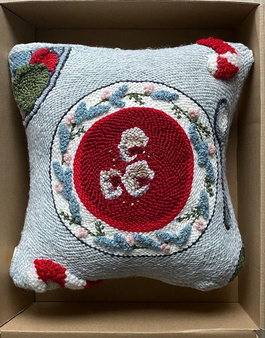 poduszki supły Poduszka Barszcz z uszkami