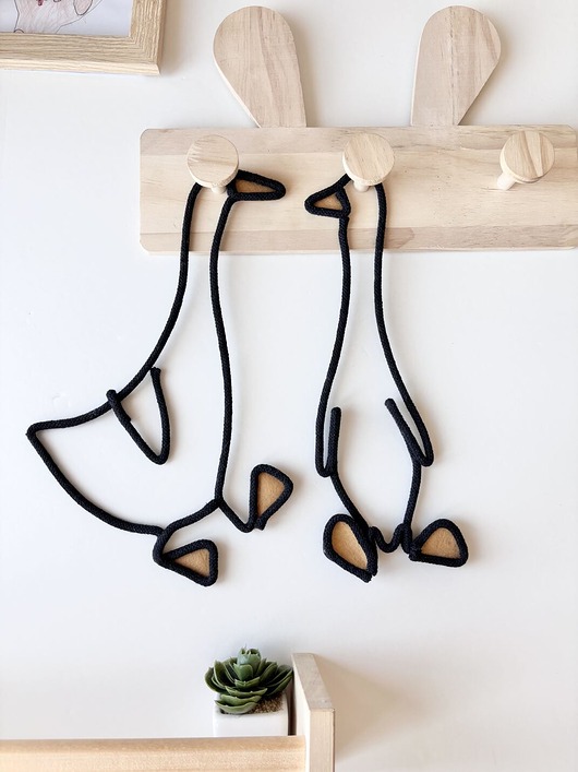 pokój dziecka - różne Zestaw gąsek na ścianę do pokoju dziecka