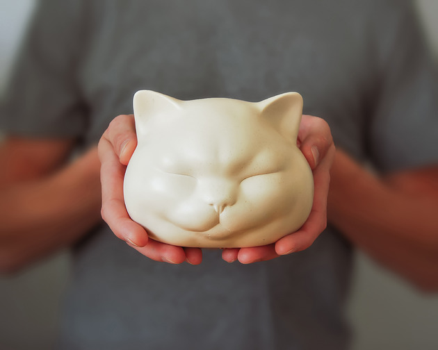 figurki i rzeźby Rzeźba kota, IVORY