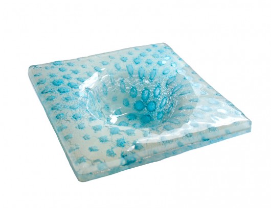 świecznik KROPKI Borowska Glass Design