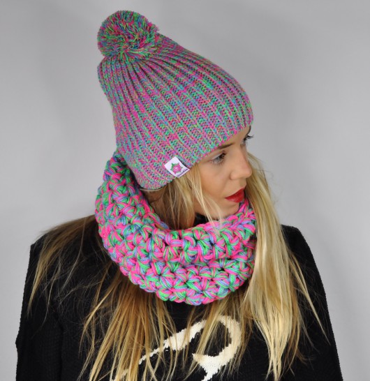 czapki damskie Czapka Goodie - TROCOLORE GREEN