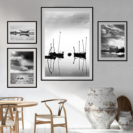4 plakaty Kerala, Indie Poster Gallery Wall