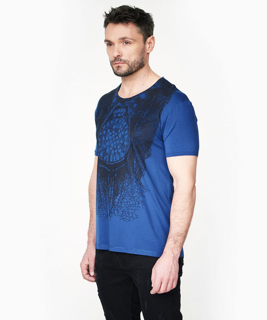 Omo portrait navy t-shirt SELVA SELVA