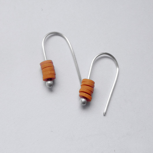 kolczyki z kamieniami Kolczyki OKRĄG