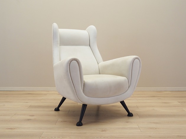 fotele Fotel wypoczynkowy, włoski design, lata 80, produkcja: Włochy