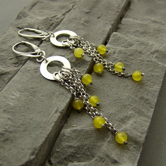 Yellow - kolczyki RayOfArt