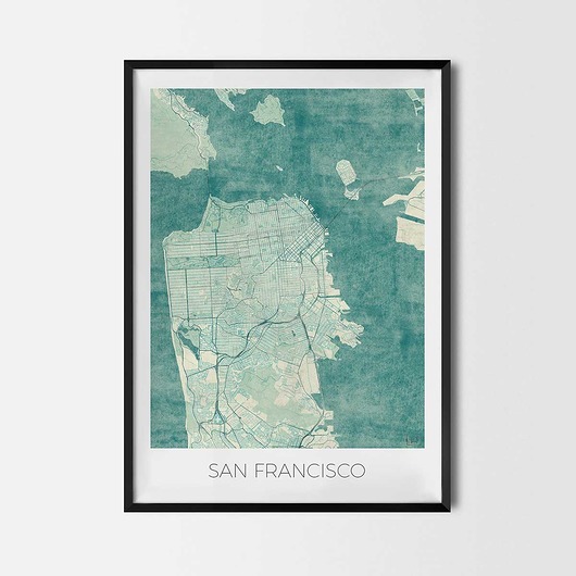 Plakat San Francisco - CityArtPosters CityArtPosters