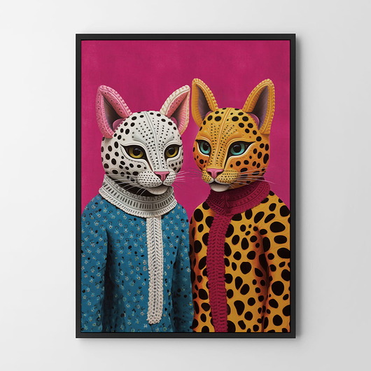 plakaty Koty - plakat/ilustracja