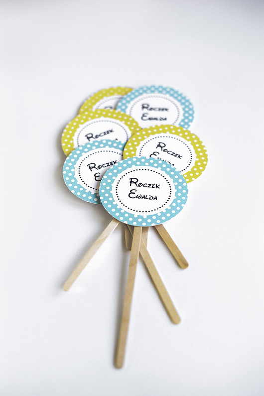 akcesoria dziecięce - różne Pikery  personalizowane MYSZKA MICKEY 6 szt