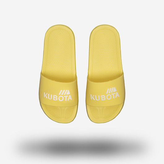 sandały i klapki damskie Klapki Kubota Basenowe Basic Żółte
