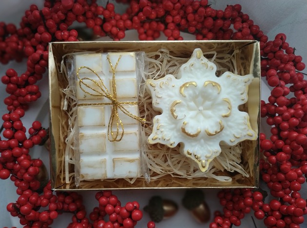 świeczniki i świece Zestaw prezentowy Boże Narodzenie