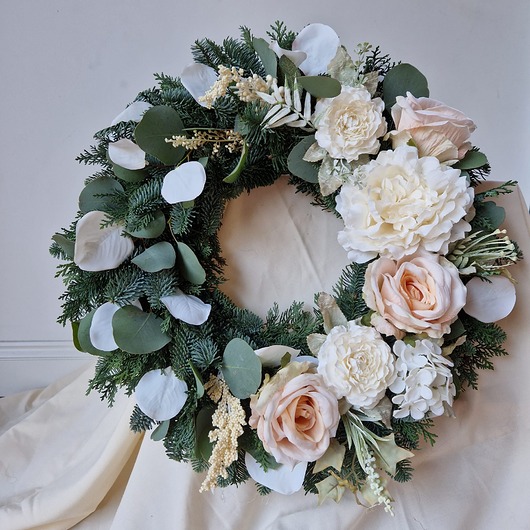 wianki NATURALNY wianek NAGROBNY - BARDZO TRWAŁY