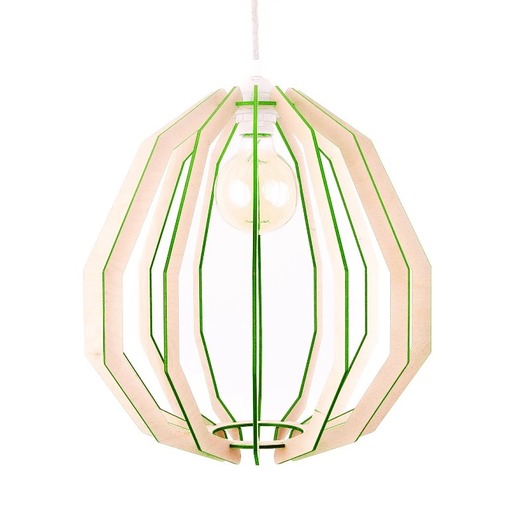 lampy wiszące Drewniana lampa do pokoju w stylu skandynawskim