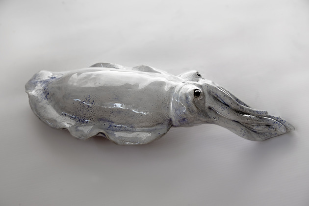 figurki i rzeźby Rzeźba ceramiczna Mątwa handmade