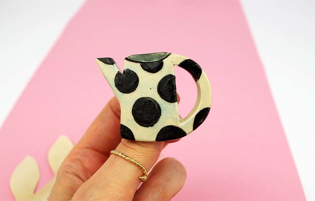 broszki Broszka "Teapot"