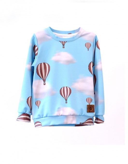 Bluza  BALLOONS blue Little Gold King