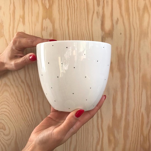 Doniczka kropki my mug company