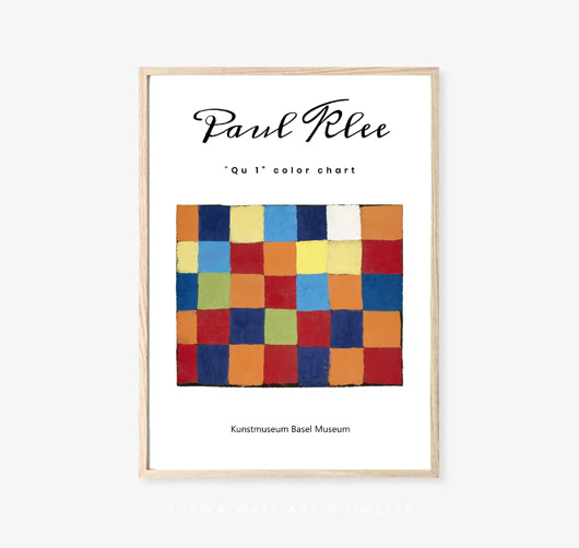 grafiki i ilustracje PLAKAT Paul Klee, plakat abstrakcyjny