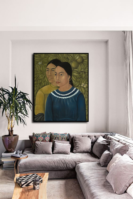 obrazy "Dos Mujeres" - Frida Khalo -  Obraz lub Plakat