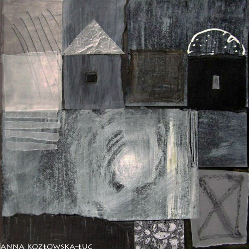 Domki II, collage Anna Kozłowska- Łuc