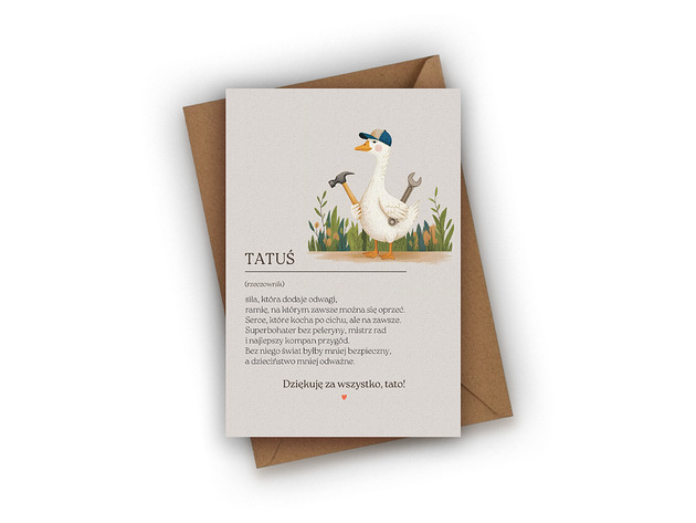 kartki okolicznościowe - wydruki Kartka na Dzień Taty- Tatuś