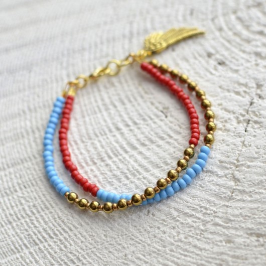 boho chic bracelet  Made by Magda