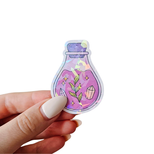 naklejki i wlepy Naklejka Holograficzna Magiczna Miksturka