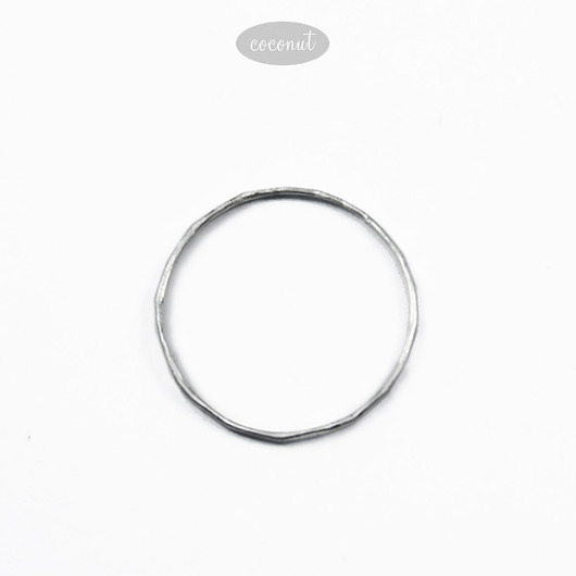 Każdy rozmiar obrączka SLIM - srebro 925 COCONUT