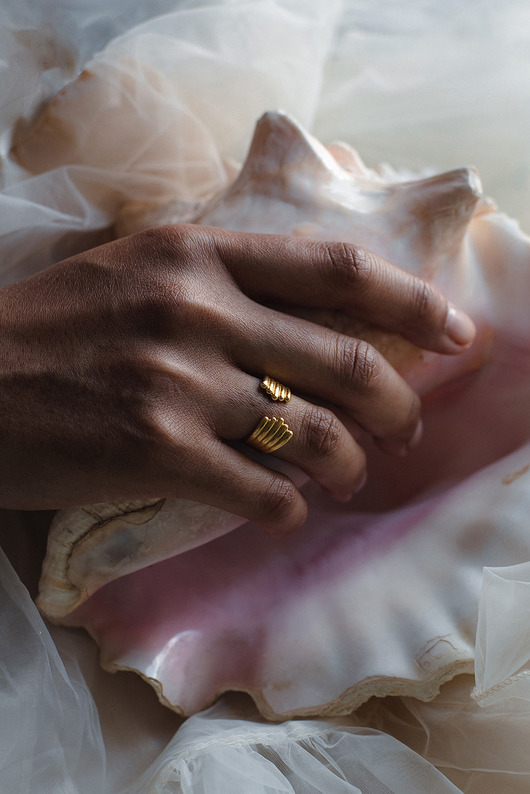 pierścionki złote Pierścionek Morski