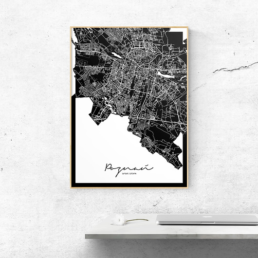 Plakat Poznań mapa Peszkowski Graphic