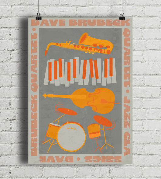 plakaty Dave Brubeck Quartet - plakat fine art