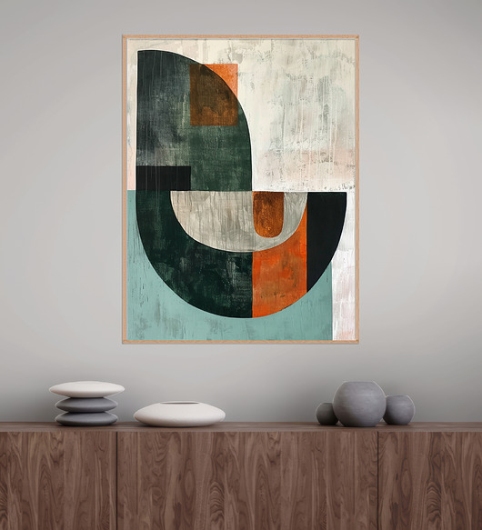 plakaty Geometria natury - Plakat, druk - Minimalizm, Boho, Loft #138