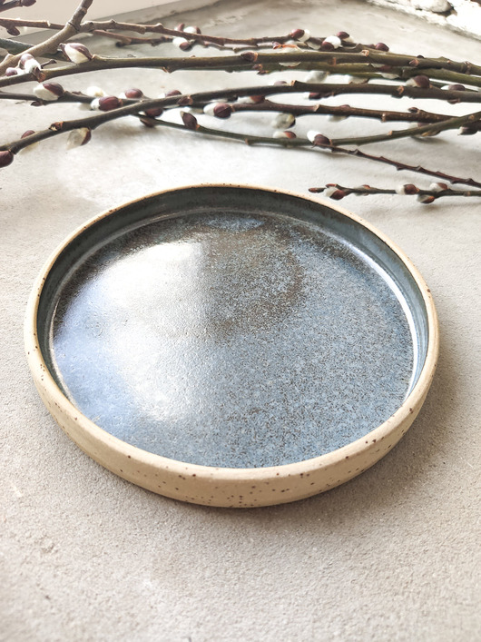 Ceramiczny talerzyk na biżuterię Metalik POTPOTSTUDIO