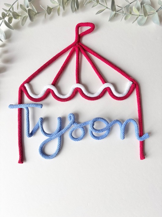 pokój dziecka - różne Personalizowany namiot cyrkowy z imieniem dekoracja do pokoju dziecka p