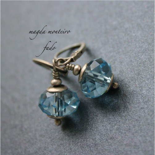 kryształ swarovski minimalistycznie {aqua} fado
